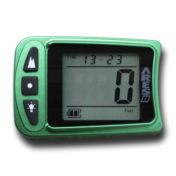 ARES II, altimeter for skydiving
